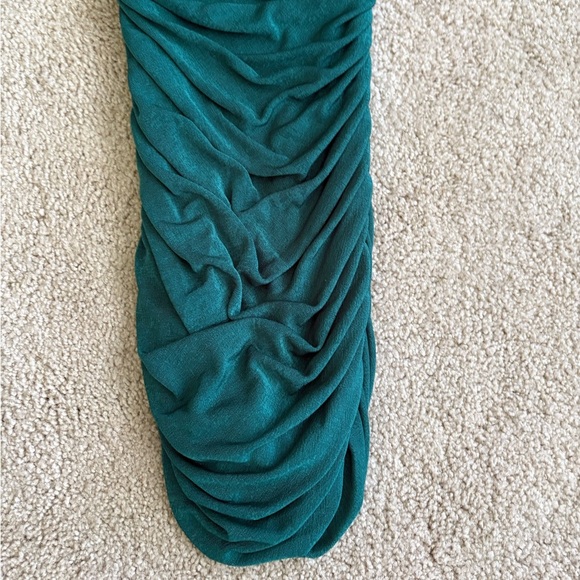 Lioness princess Polly green asymmetrical one shoulder mini ruched dress Xxs - Picture 11 of 16